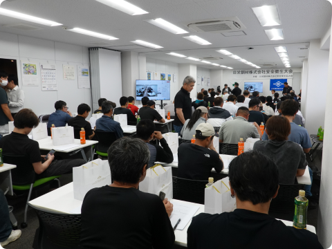作業員一人一人が大切。安全対策と品質管理の徹底。
